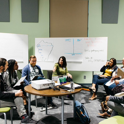 A Professional Development meeting.